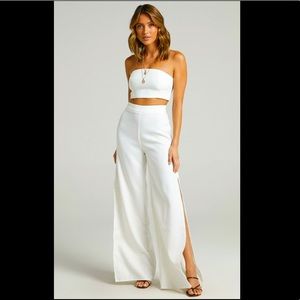 I’m the one two piece set in white